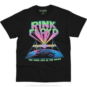 Liquid Blue Pink Floyd Blacklight T-shirt
